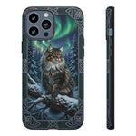 Norwegian Forest Cat Nordic Art Tough Phone Case