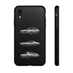 442 Phone Case Silver, Three-View Vector Tough Cover