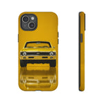 Nova SS Phone Case Yellow, Classic 70s Muscle Car Cover, Gift for Him