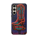 Neon Cowboy Boot phone case | High Noon Saloon design