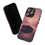 C8 Corvette Silhouette Pastel Horizon Case
