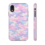 Pink Camo Pastel Art Tough Phone Case