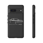 Vintage Galaxie 500 Phone Case | Classic Car Illustration, Black