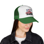 1979 Ford Bronco Trucker Cap Hat | Classic 4x4 USA Flag Off Road Mesh Snapback