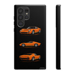 Orange Miura Classic Supercar Tough Phone Case - 3 View