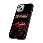 Tri-Power Classic Muscle Car GTO phone case | Retro Automotive Graphic