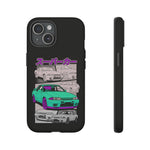 R32 Skyline GT-R Manga Style JDM Tough Phone Case Cover Gift