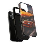 Supra MK4 Orange Touge Night JDM Speed Art Tough Phone Case