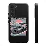 R34 Skyline GT-R Sakura Mountain JDM Tough Phone Case Gift