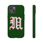 Old English Miami M Logo Phone Case, Tough Protective Cover
