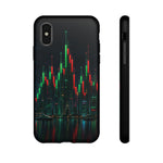 Stock Market Crypto Trading Phone Case Investor Tough Cover Gift Art
