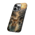 Shiba Inu Forest Hot Spring phone case | Tough Cases
