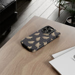 Vintage Ghost Pattern phone case | Halloween spooky stars design