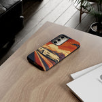 Retro Sunset Countach phone case | Sports car tough cover