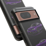Purple R33 Skyline GTR JDM Sports Car Phone Case Tough Multi View