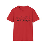 1970 GTO Judge Black Outline Silhouette Emblem Classic Car T-Shirt Fan Gift