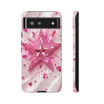 Pink Glitter Star Tough Case | Sparkle Phone Case