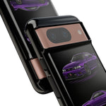 Purple R33 Skyline GTR JDM Sports Car Phone Case Tough Multi View