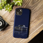Navy Blue Chevy OBS Truck Phone Case, Classic Cover