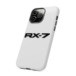RX-7 Logo Phone Case for JDM Fans, Tough Protective Cover