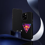 Synthwave Sunset Triangle Phone Case Retro Vaporwave Case