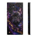 French Bulldog Galaxy Marble Art Tough Phone Case