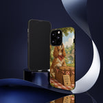 Cocker Spaniel Picnic Scene phone case | vintage dog art
