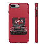 1969 Z28 Red Front View Muscle Car Tough Phone Case