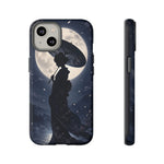 Geisha Parasol Moonlight Art Tough Phone Case