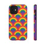 Rainbow Arch Stripe Retro Art Tough Phone Case