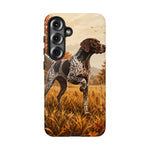 German Shorthaired Pointer Pointing Art Tough Phone Case