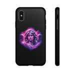 Weeping Angel Statue Vaporwave Phone Case Gothic Cosmic Tough Case
