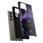 Midnight Charger Violet Neon Tough Phone Case