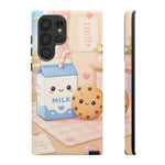 Milk Cookie Phone Case Cute Food Kawaii Tough Cover Gift Art