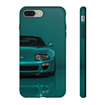 Teal Supra Phone Case, MK4 90s JDM Legend Tough Protective Cover for Men