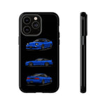 Blue 180SX JDM Sports Car Phone Case Tough Multi View