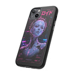 Glowing Headdress Regal Art Tough Phone Case - Gold Magenta Neon