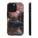 Cherry Blossom Street Scene R34 Skyline GTR Tough Case | Car Photo Cover