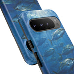 Amberjack School Phone Case, Open Water Sunlight Tough Cover