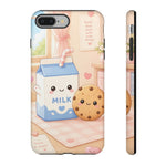 Milk Cookie Phone Case Cute Food Kawaii Tough Cover Gift Art