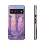 Roman Ruins Pastel Sky Vaporwave Art Tough Phone Case