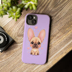 French Bulldog Bat Ears Kawaii Pet Dog Art Tough Phone Case