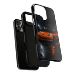 Orange C6 Neon Car Meet Tough Phone Case