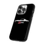1970 Camaro Z28 White Silhouette Tough Phone Case Cover Gift