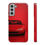Red Miata Phone Case, NA MX5 90s JDM Roadster Tough Cover