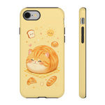 Orange Tabby Loaf Kawaii Chibi Pet Cat Art Tough Phone Case