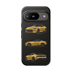 Gold Fairlady Z Classic Sports Car Tough Phone Case - 3 View
