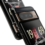 1969 Camaro SS American Flag Tough Phone Case Cover Gift Art