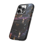 67 GTO Phone Case Purple, Rainy City Night Muscle Car Tough Cover