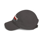 1955 Bel Air Convertible Dad Hat Classic Car Cap Adjustable Strap Red Cream